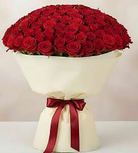 Букет 101 Красная роза Милано в Клинцах