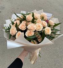 Букет Кремовые розы Латте в Клинцах