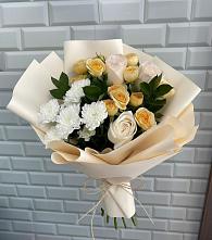 Букет цветов из:  Розы и Хризантемы в Клинцах