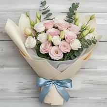 Букет цветов из:  Лизиантусы в Клинцах