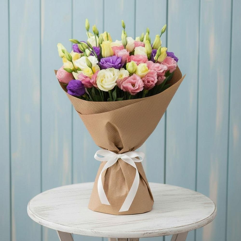 Букет цветов из: Лизиантусы в Клинцах